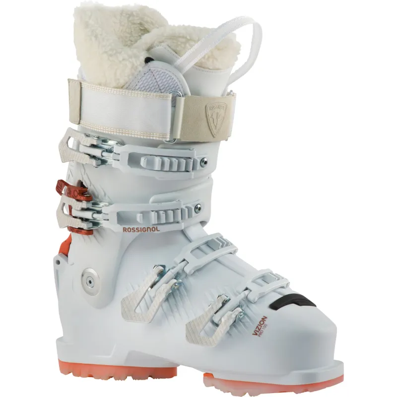 Rossignol Vizion 4B Pro 100 HV GW, skistøvler, dame, hvid