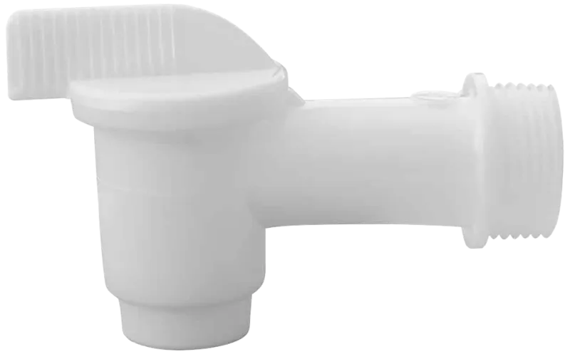 Aftapningshane 3/4" RG udv. hvid plast
