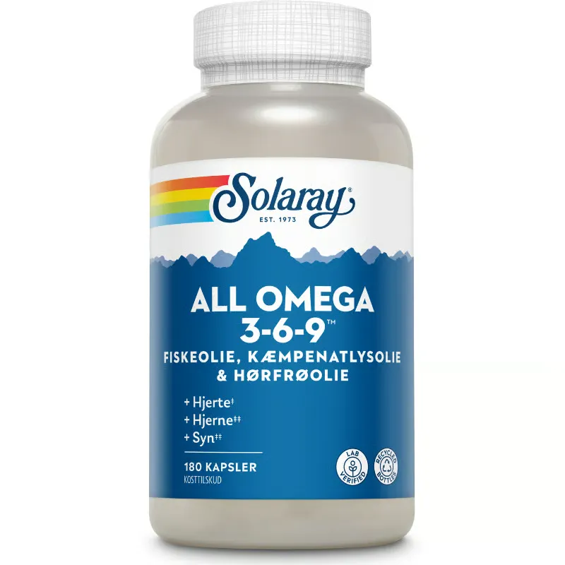 Solaray All Omega 3-6-9 (180 kaps)
