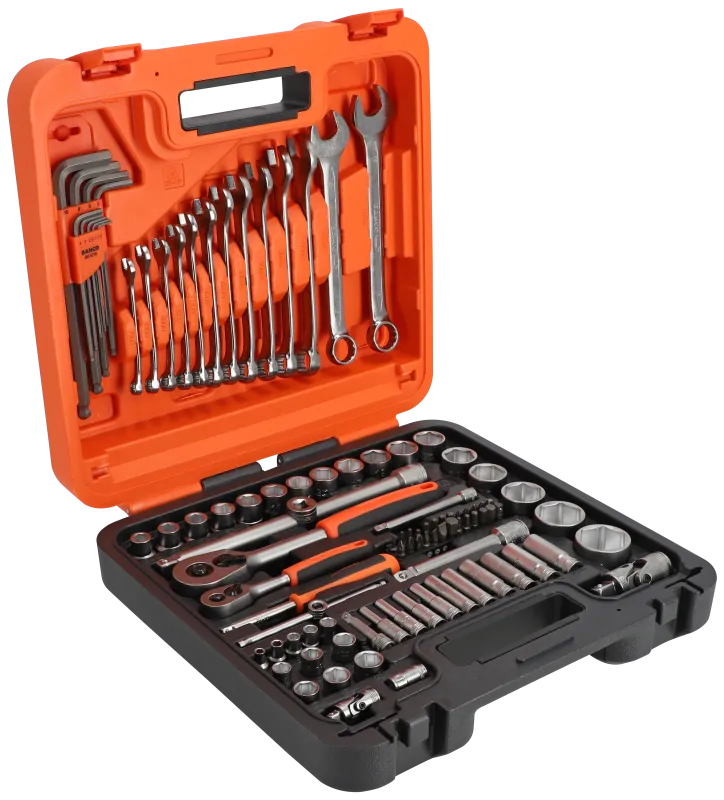 Topnøglesæt m/nøgler S98MC1H 1/4"+1/2", 98 dele