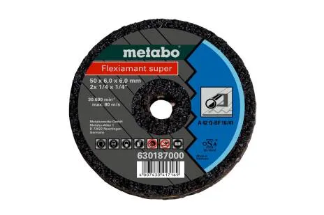 Skrubskive Flexiamant Super 50×6x6 mm til stål