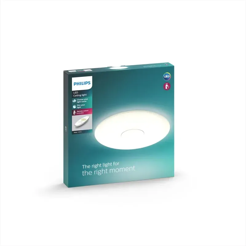 Philips  HARAZ Loftlampe Hvid   75W 230V - 8718696169247