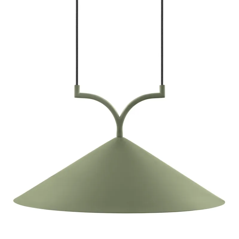 Globen lighting Curve pendel loftlampe 50 cm, grøn