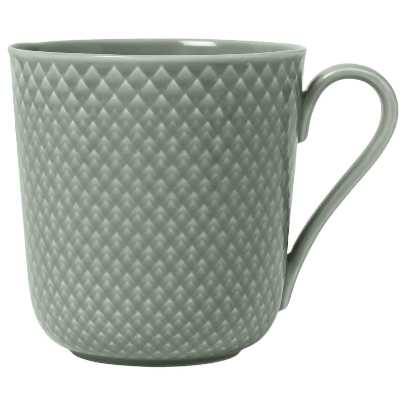 Lyngby porcelæn Rhombe Earth krus 39 cl, moss