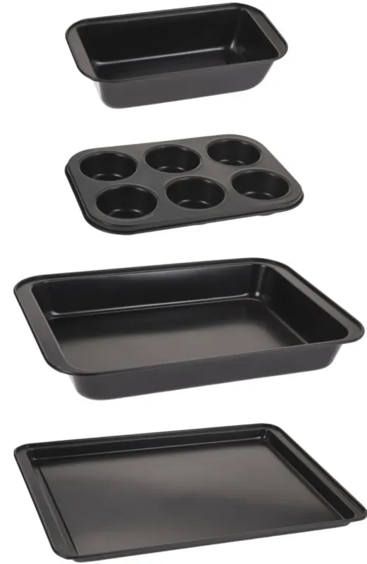 Bagesæt metal 4 dele - Non stick