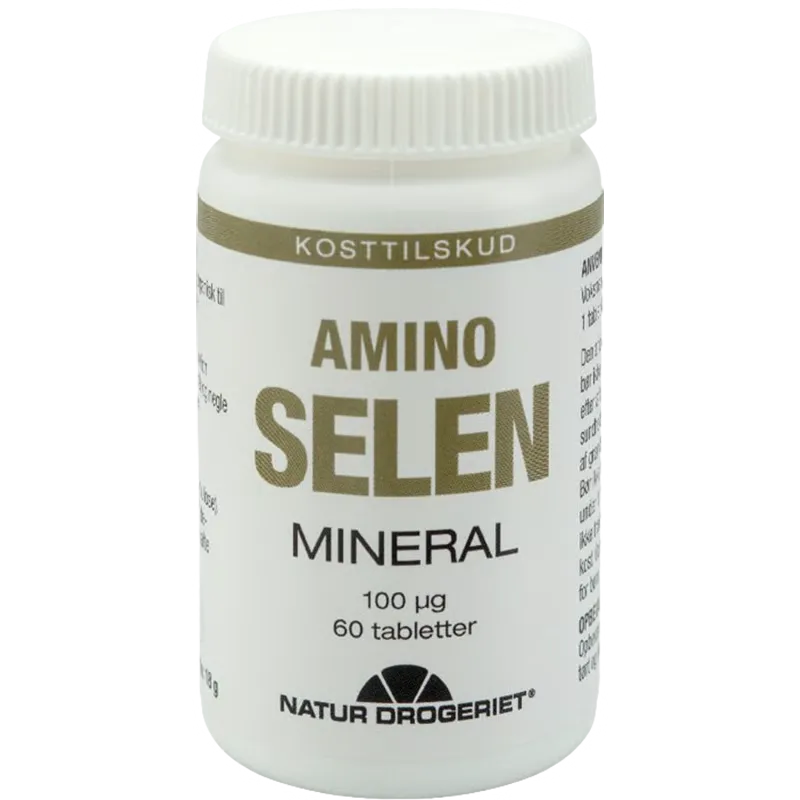 Natur Drogeriet Selen Amino 100 ug (60 tabletter)