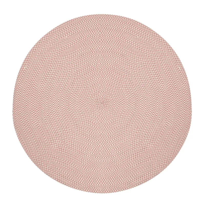 KAVE HOME Rodhe gulvtæppe, rund - terracotta polyethylen (Ø150)