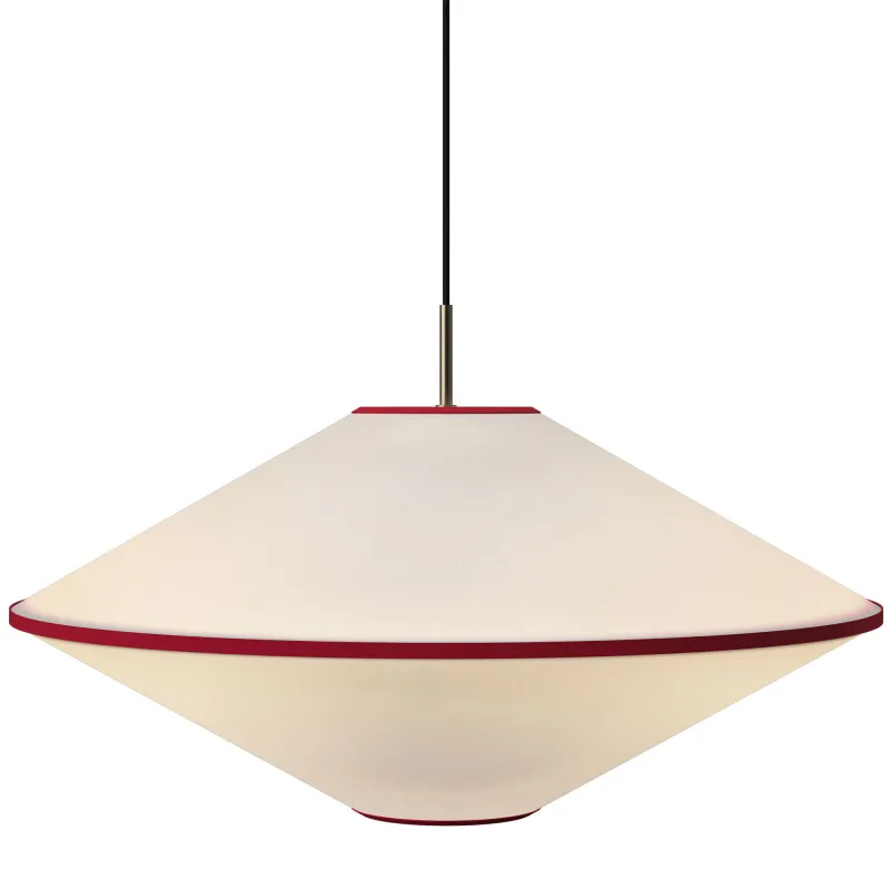 Edgeform Tafta Pendel Ø65 cm, rød/offwhite