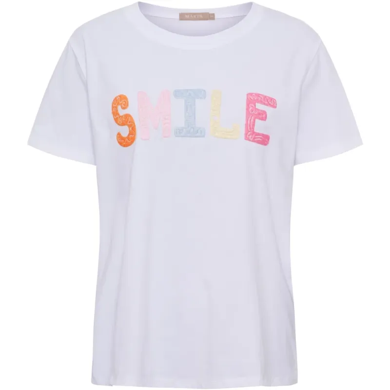 Marta du Chateau dame T-Shirt MdcVespera 22585 - White