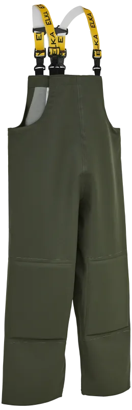 Overall kraftige m/knæforst. PVC 177303 oliven Str. 4XL