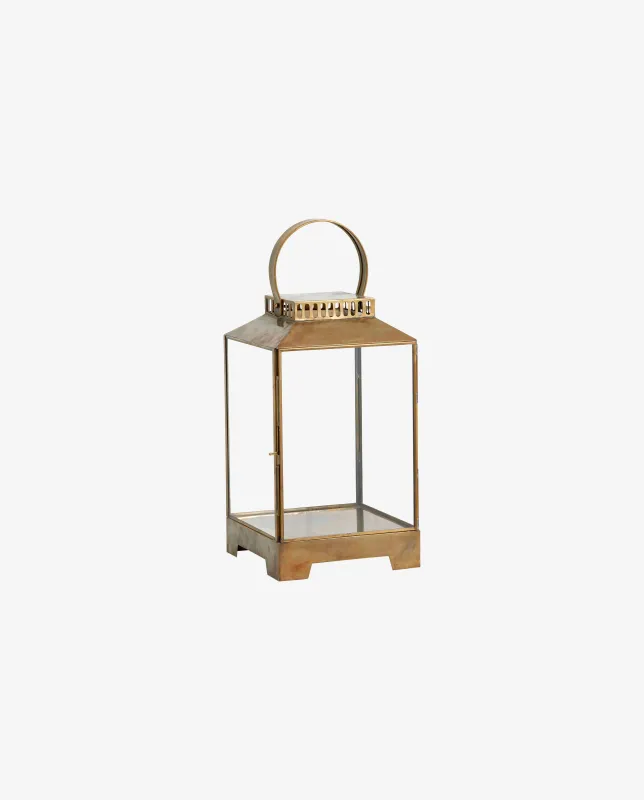 Nordal - BITRA lanterne, S  -  messing  -  L20 × B20 × H36 cm
