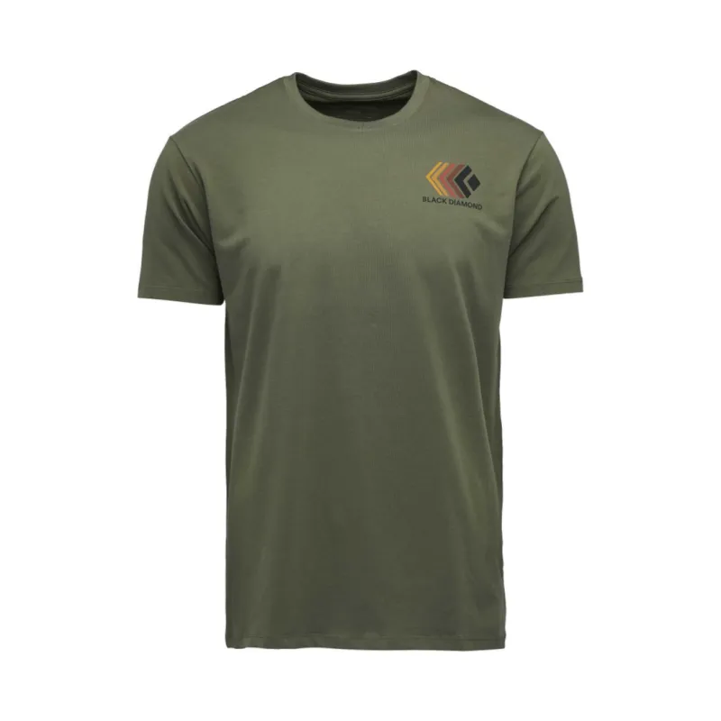 T-shirt herre - Black Diamond Faded SS Tee (S tilbage)