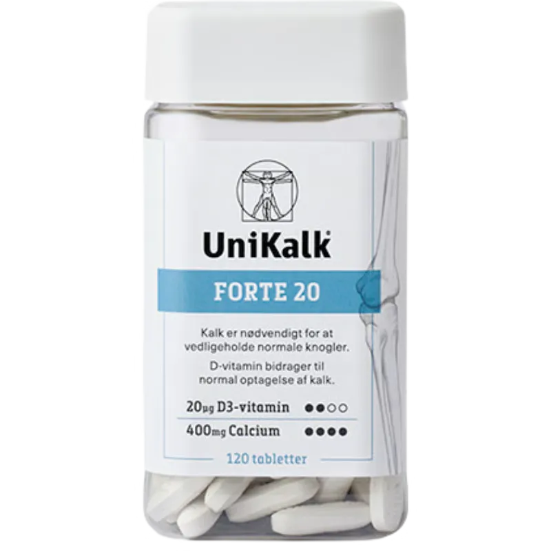 Unikalk Forte 20 (120 stk)