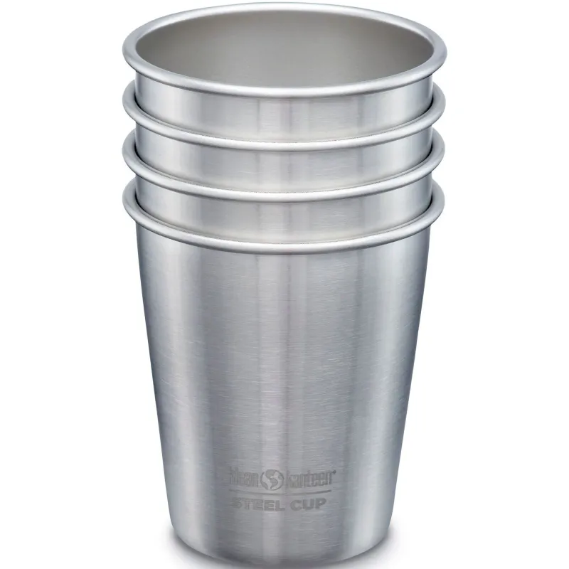 Klean kanteen Stålkrus 296 ml. 4 stk.