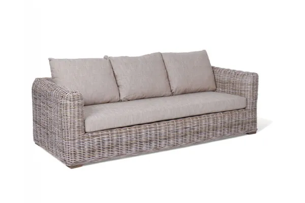 Kubu Sofa - Naturrattan - 3 pers.
