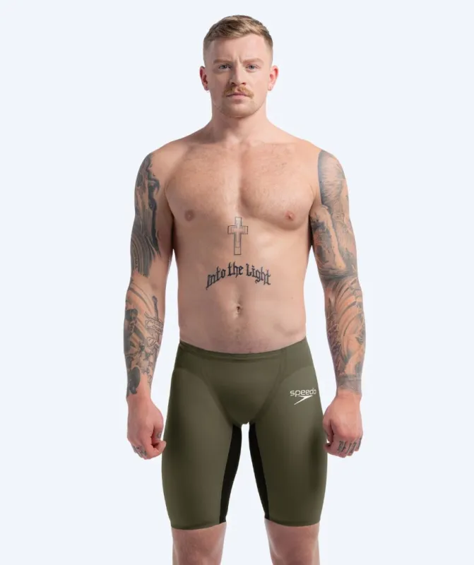 Speedo konkurrence badebukser til mænd - LZR Pure Valor 2.0 - Grøn/sort