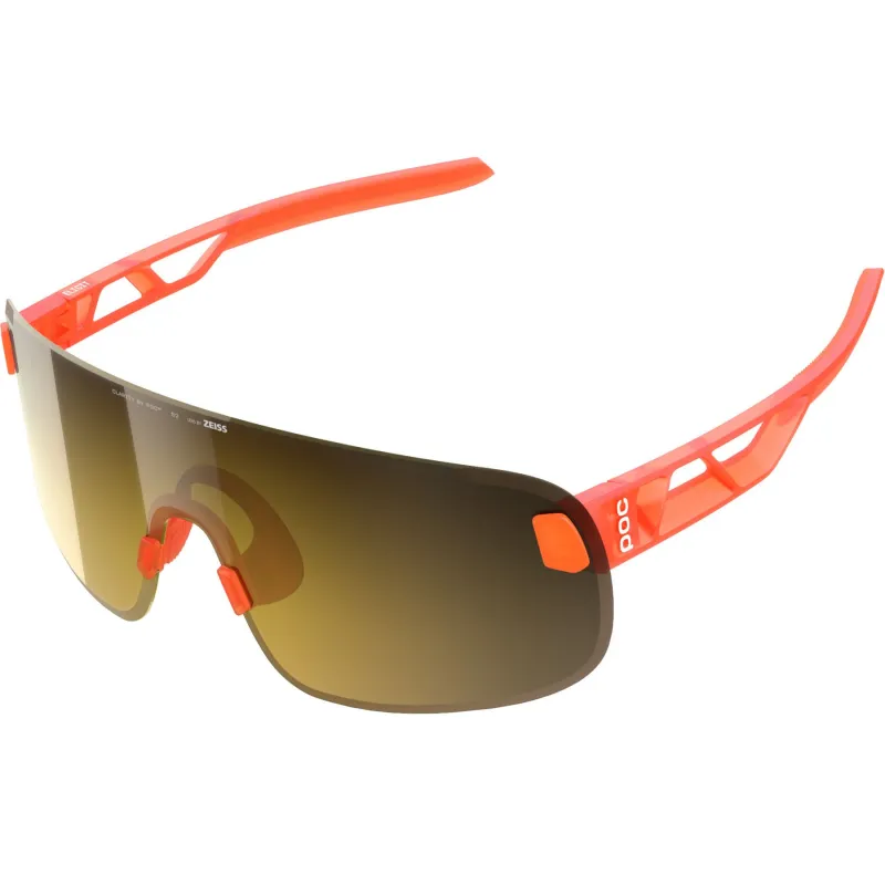 POC Elicit, solbriller, fluorescent orange translucent