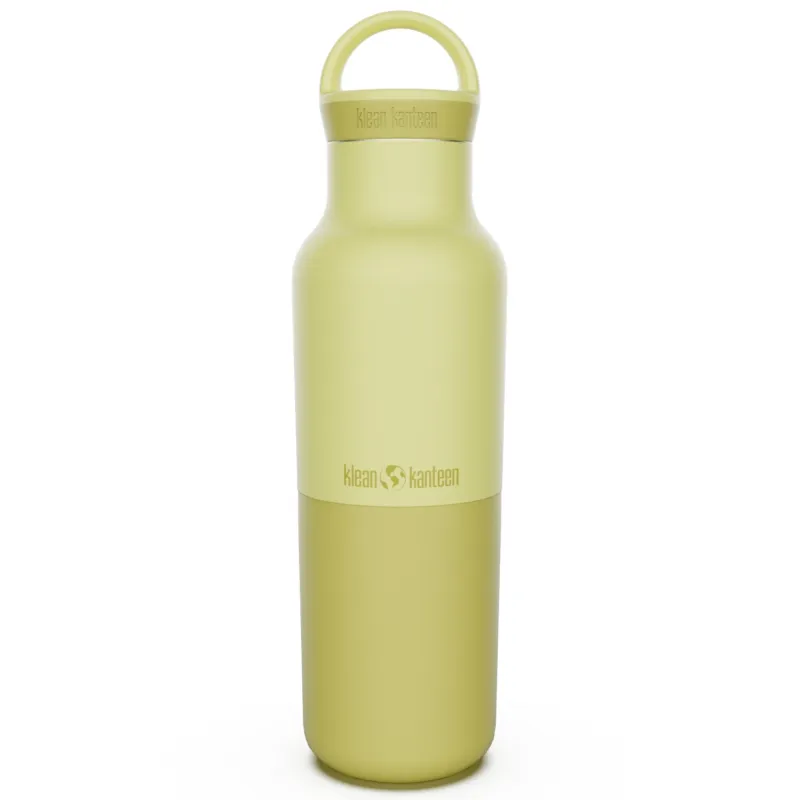 Klean Kanteen Rise Classic termoflaske med Arch Loop-låg, 592 ml, voksgul