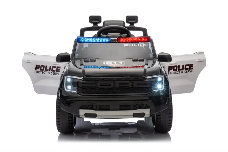 Ford Ranger - Wildtrack F707 Politilbil, m. lædersæder, 2x12V motor, 10,8V/5Ah litium batteri