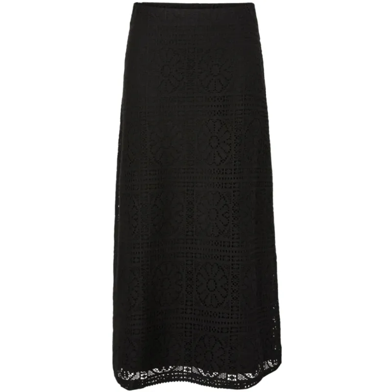 PIECES dame nederdel PCBONNIE - Black