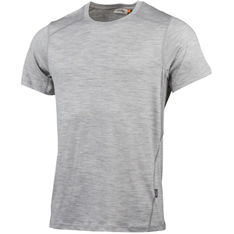 Lundhags Gimmer Merino Lt Ms Tee, mellemlag, herre, grå