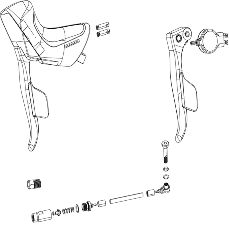 SRAM Exchange Kit Shifter And Brake Rival Etap AXS Disc Left