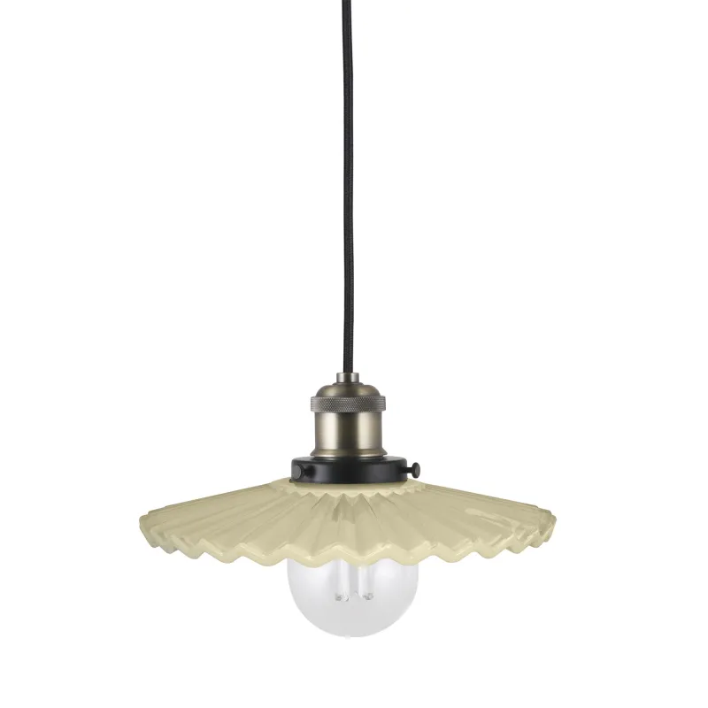 Globen lighting Cobbler pendel 25 cm, creme