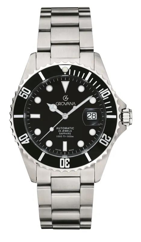 Grovana Key West Ocean Diver Black Herreur