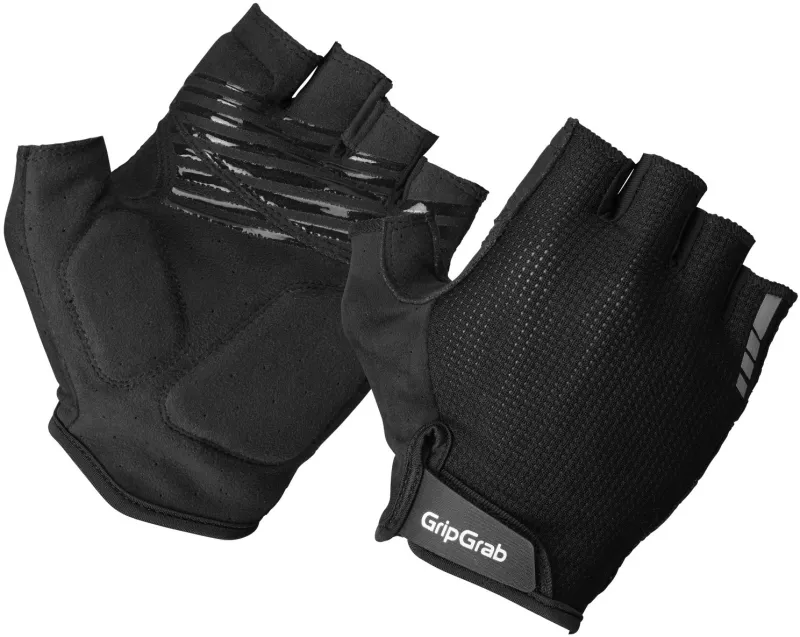 GripGrab EXPLR Polstret Kortfingret Sommerhandsker - Black