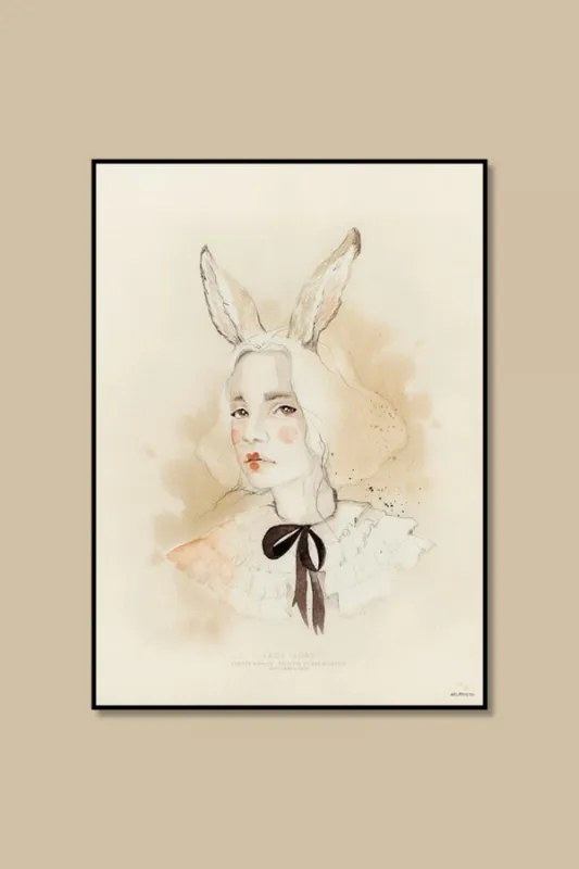 Lady Ivory Plakat 50x70 cm - Mrs. Mighetto