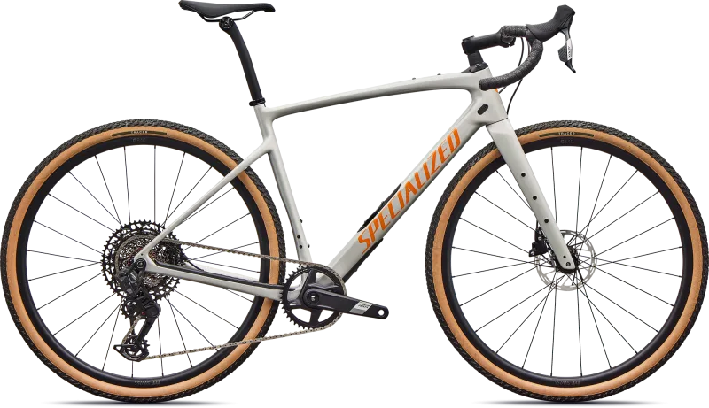 Specialized Diverge 4 Comp Carbon 2026 - Dolomite Metallic/Orange Zest