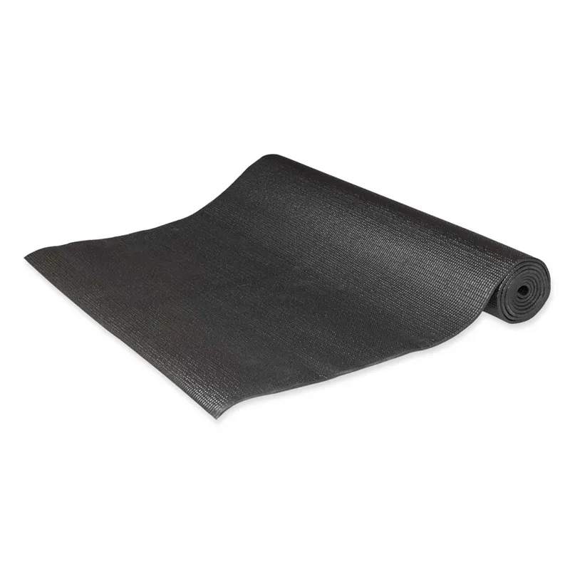 ASG 4 mm Yogamåtte - 173 x 61 cm - Sort