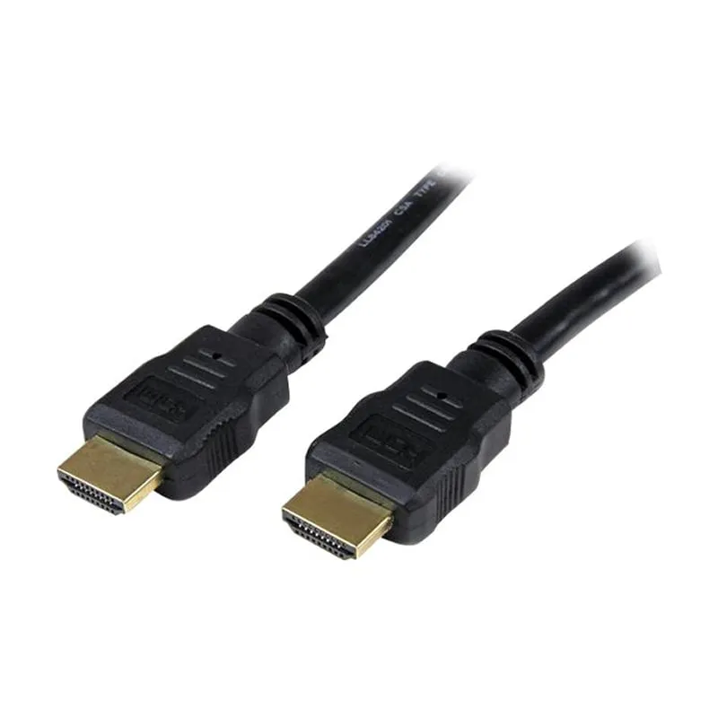 S-IMPULS HDMI Kabel 4K  -  0.5 m Sort med Guldbelagte Stik