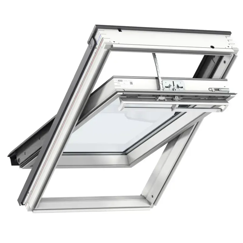 Velux Integra Elektrisk Hvid- Malet 78x118 3-lags Lavenergi - GGL MK06 206821