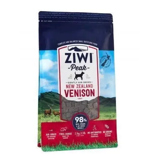 ZiwiPeak Dog Air-dried Venison, 2.5 kg - KORT DATO