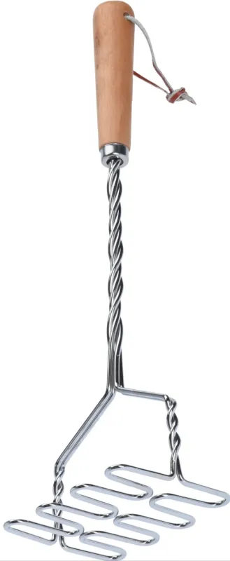 Kartoffelmoser trægreb, H37 cm