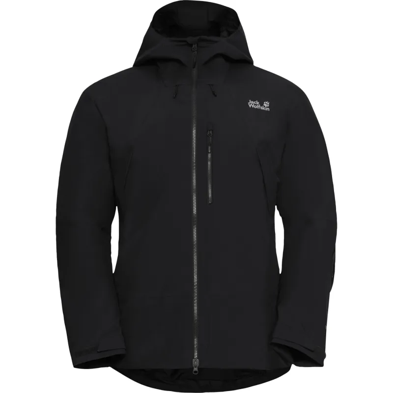 Jack Wolfskin Flowline Pro 2L Ins, skijakke, herre, sort
