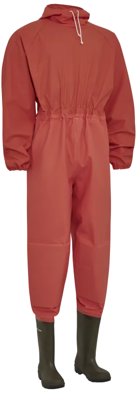 Heldragt m/ støvler 079000 orange str. 49/50
