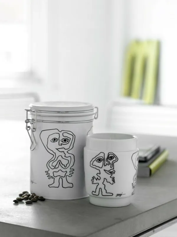 Kunstkop Sort Og Hvid