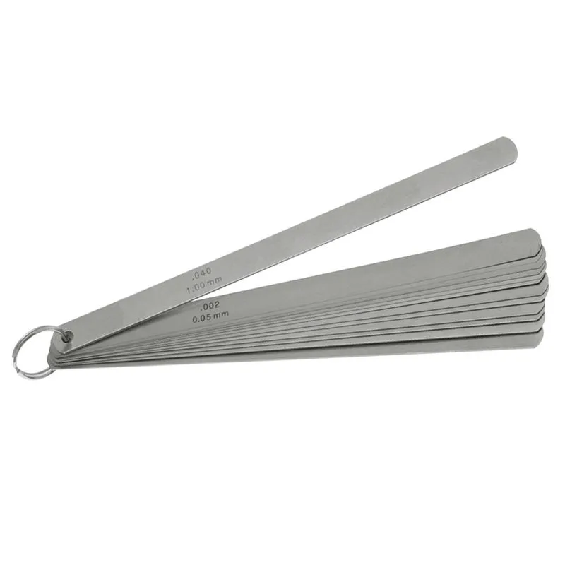 Søgerblade 0,05-0,50 mm (8 blade) 200 mm med cylindrisk afrunding og 13 mm bredde