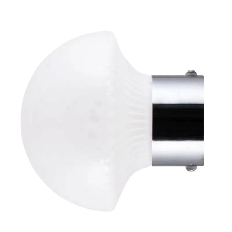 Globen lighting Fungo 16 væglampe, hvid/krom