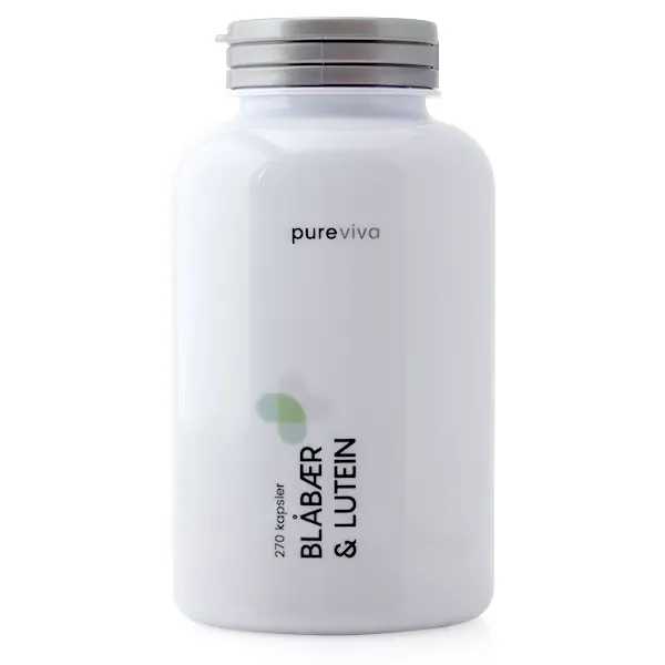 Pureviva Blåbær & Lutein (270 kaps)