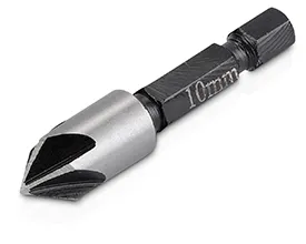 Forsænker Ø 10 mm til træ - 1/4" skaft