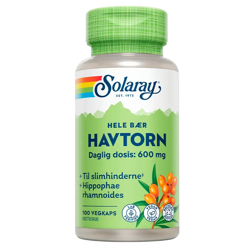 Solaray Havtorn 300 mg (100 kapsler)