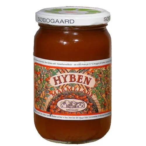 Hybenmarmelade Øko. - 400 gram