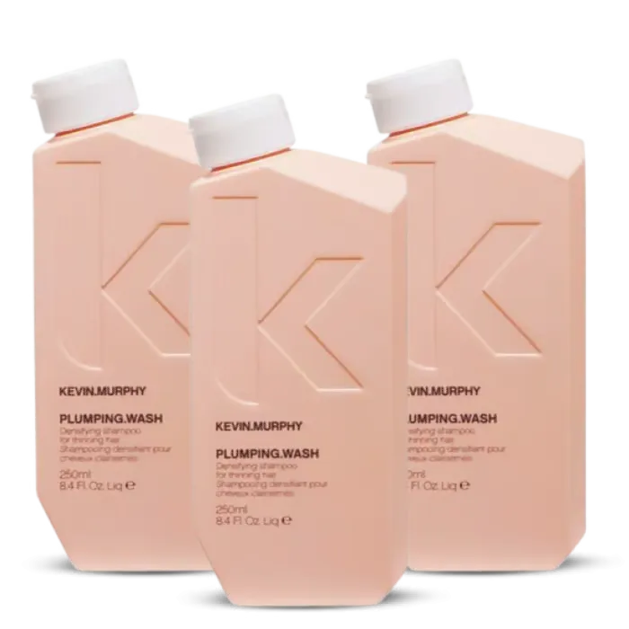 3 x Kevin Murphy Plumping Wash (250 ml)