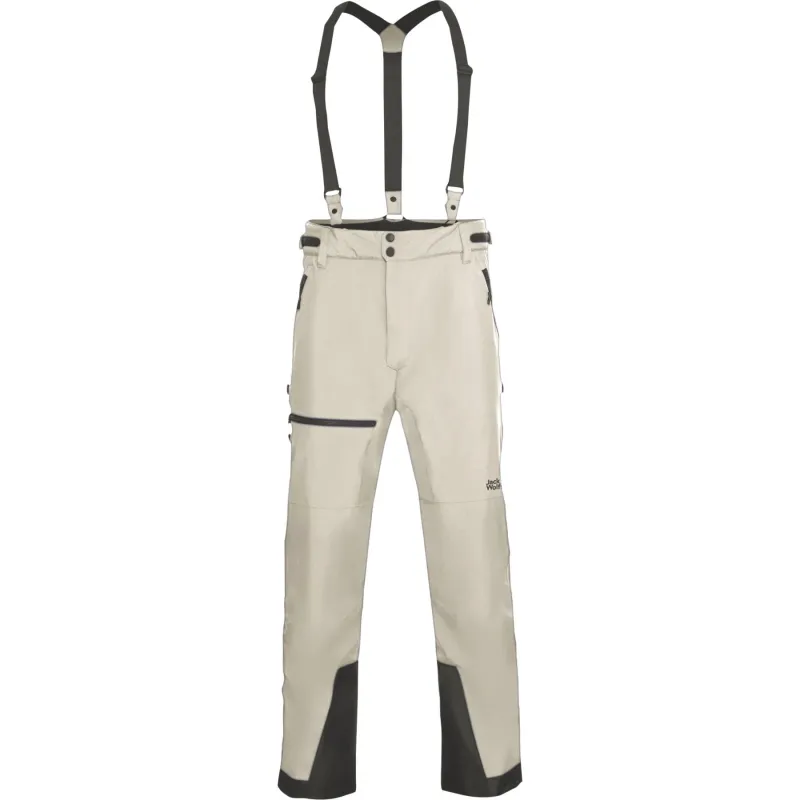 Jack Wolfskin Flowline Pro 2L Ins, skibukser, herre, beige