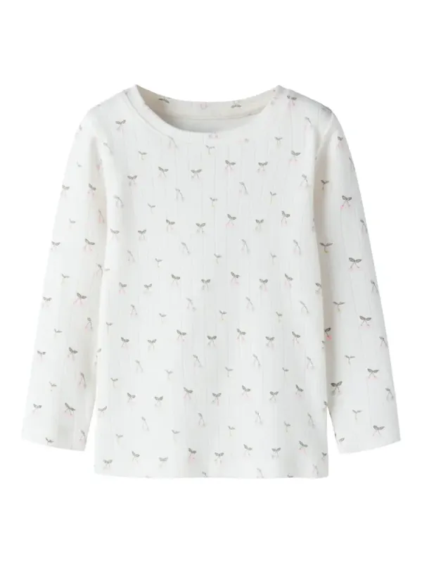 Ficherry Slim Bluse - Cloud Dancer - 92