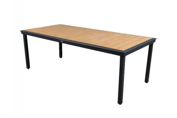 DaneLine Adam Havebord - Nonwood - 102x216 cm - Grå