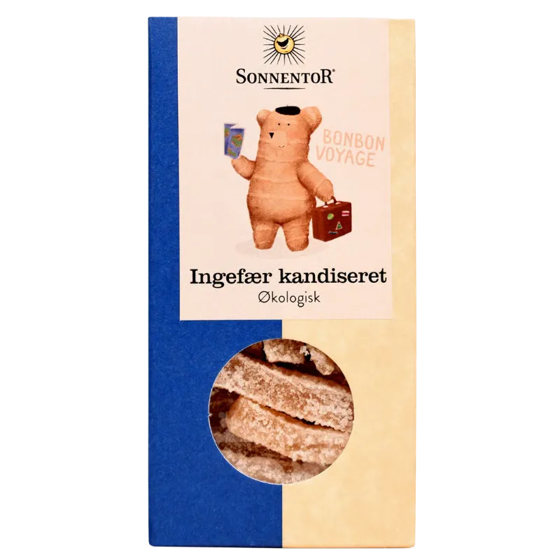 Ingefær kandiseret Ø 75 gr.